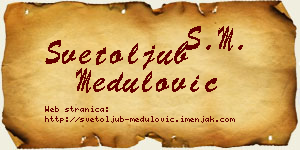 Svetoljub Medulović vizit kartica